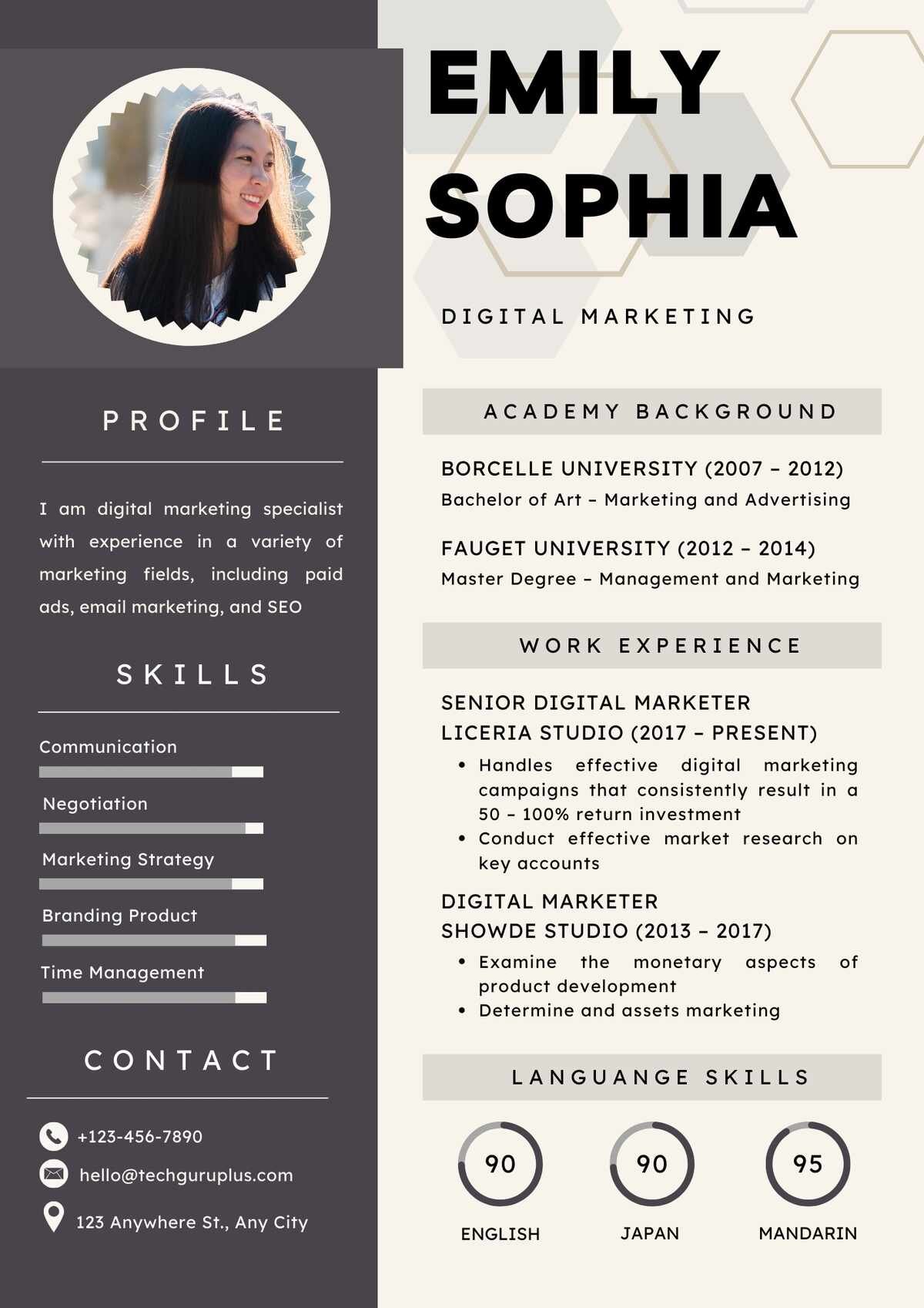 Digital Marketing Editable Resume Templates Download in Docx Format (2)