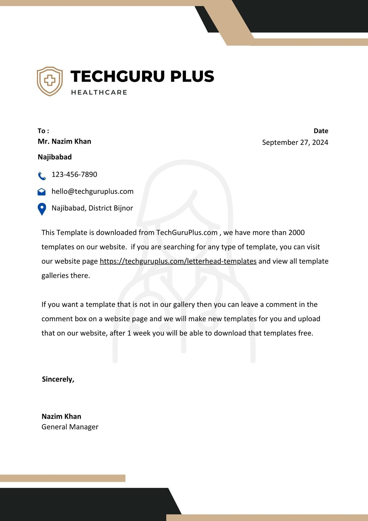 Doctor Letterhead 20 Templates Download in Word Format-19