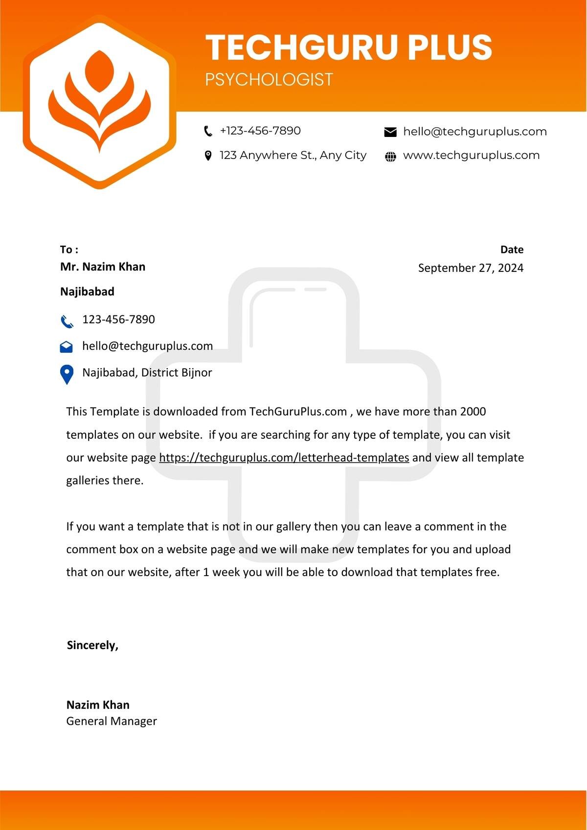 Doctor Letterhead 20 Templates Download in Word Format-5