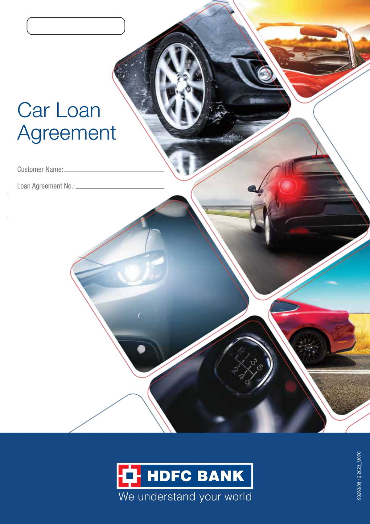 HDFC Bank Car Loan Agreement Form-01