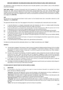 HDFC Bank Form for Merchant Agreement for Consumer Durable and Lifestyle Products Loan/Debit Card EMI Loan Download in PDF