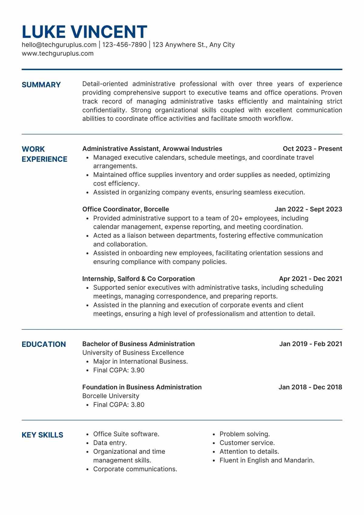 MIS Executive Editable Resume Template Download in docx-8