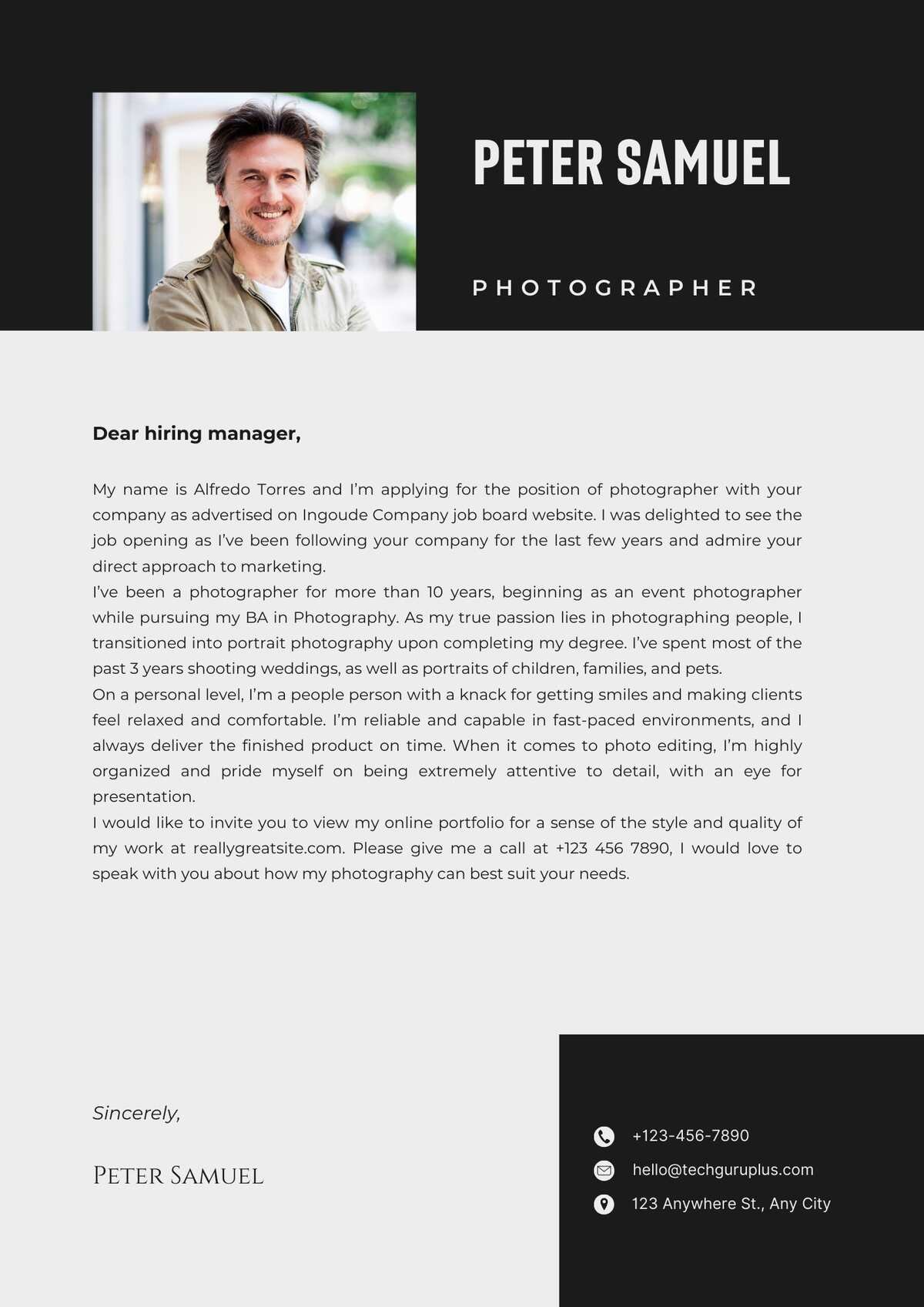 Photographer Editable Resume Templates Download in Docx Format (16)