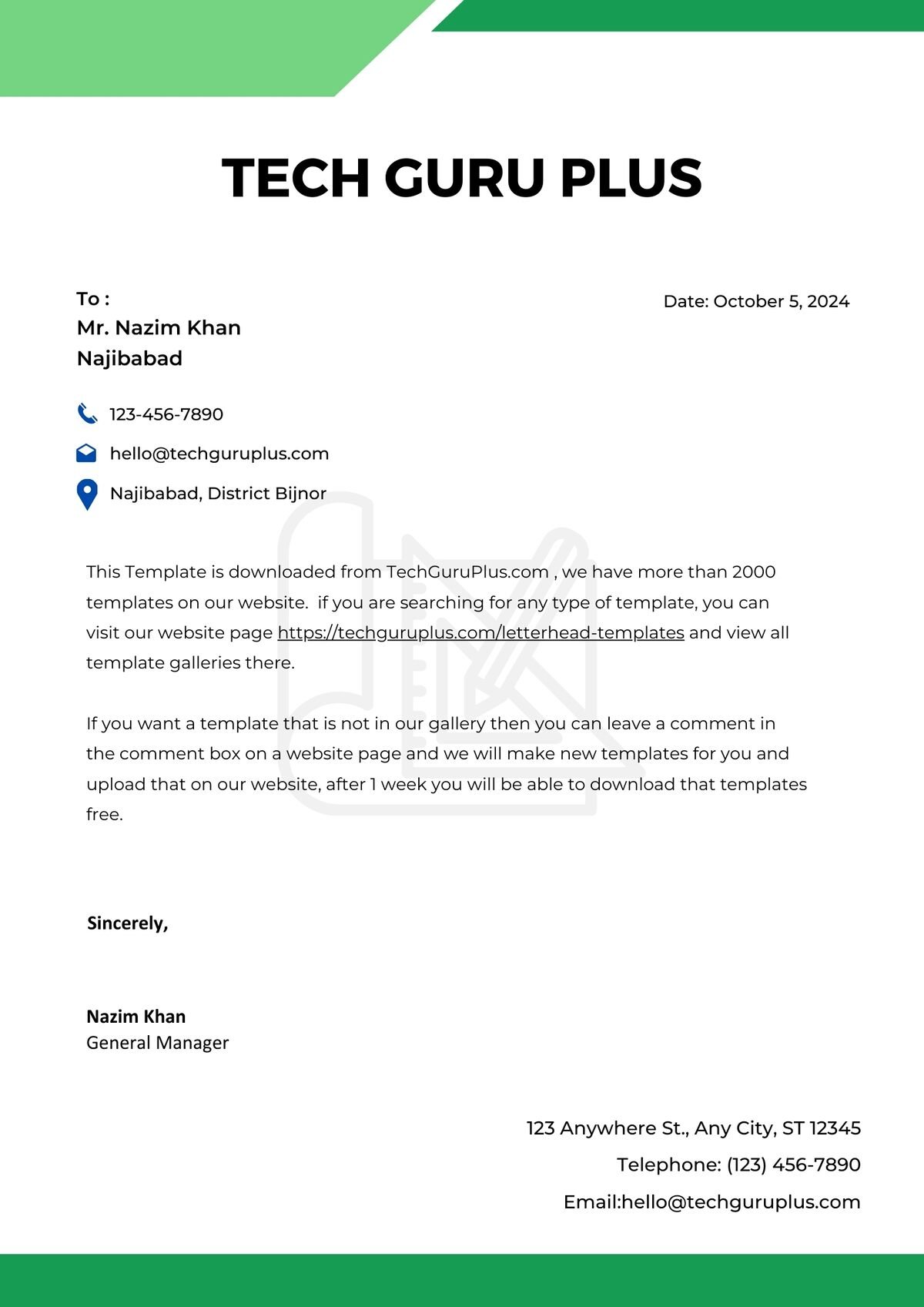 Architecture Letterhead Editable Resume Template Download in docx-10