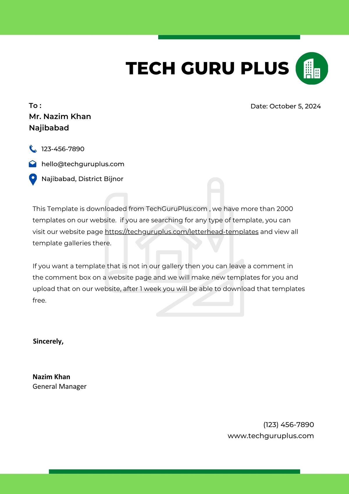 Architecture Letterhead Editable Resume Template Download in docx-17