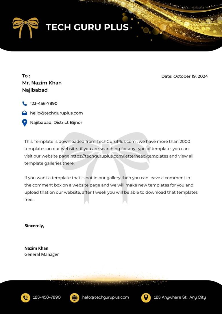 Boutique Shop Letterhead 20 Templates Download in Word (.docx)