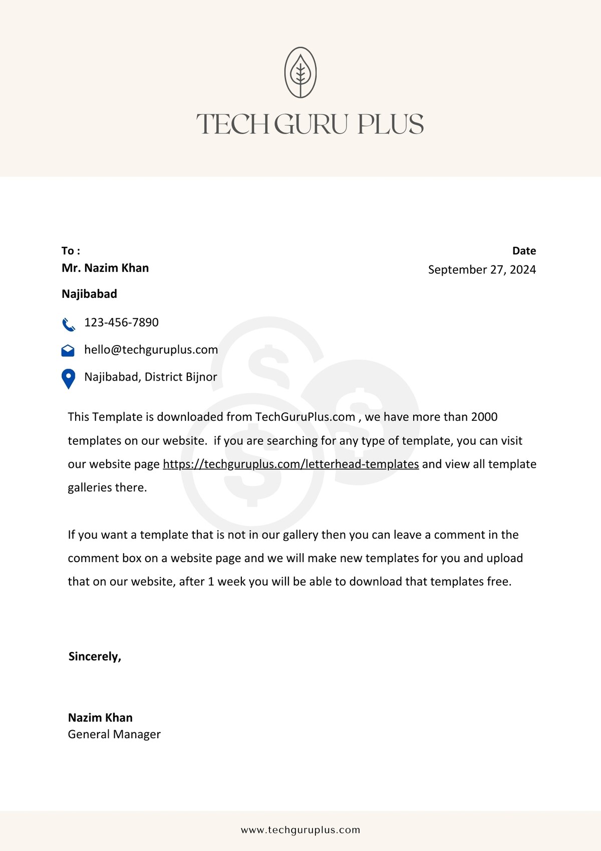 Financial Letterhead Templates Download in Word Format-16