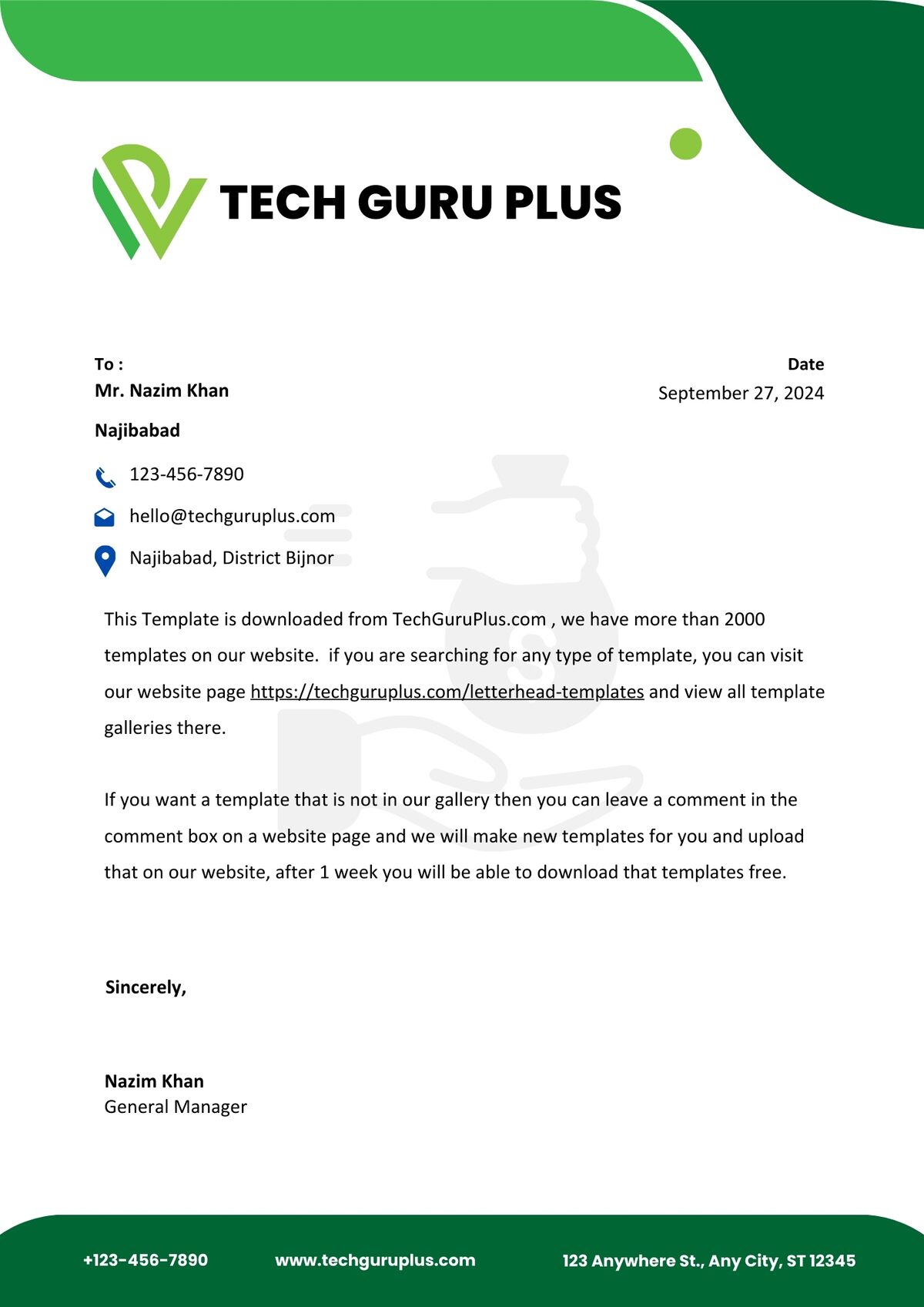 Financial Letterhead Templates Download in Word Format-2