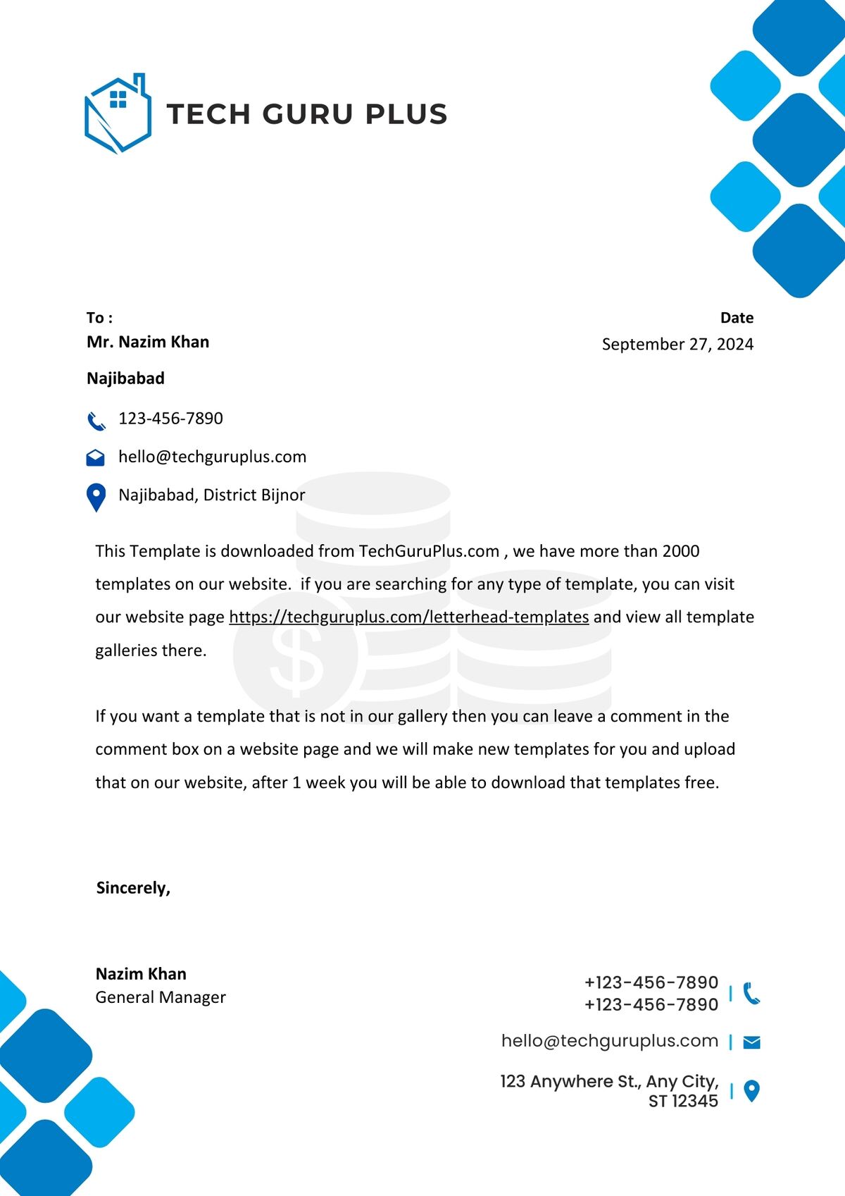 Financial Letterhead Templates Download in Word Format-7