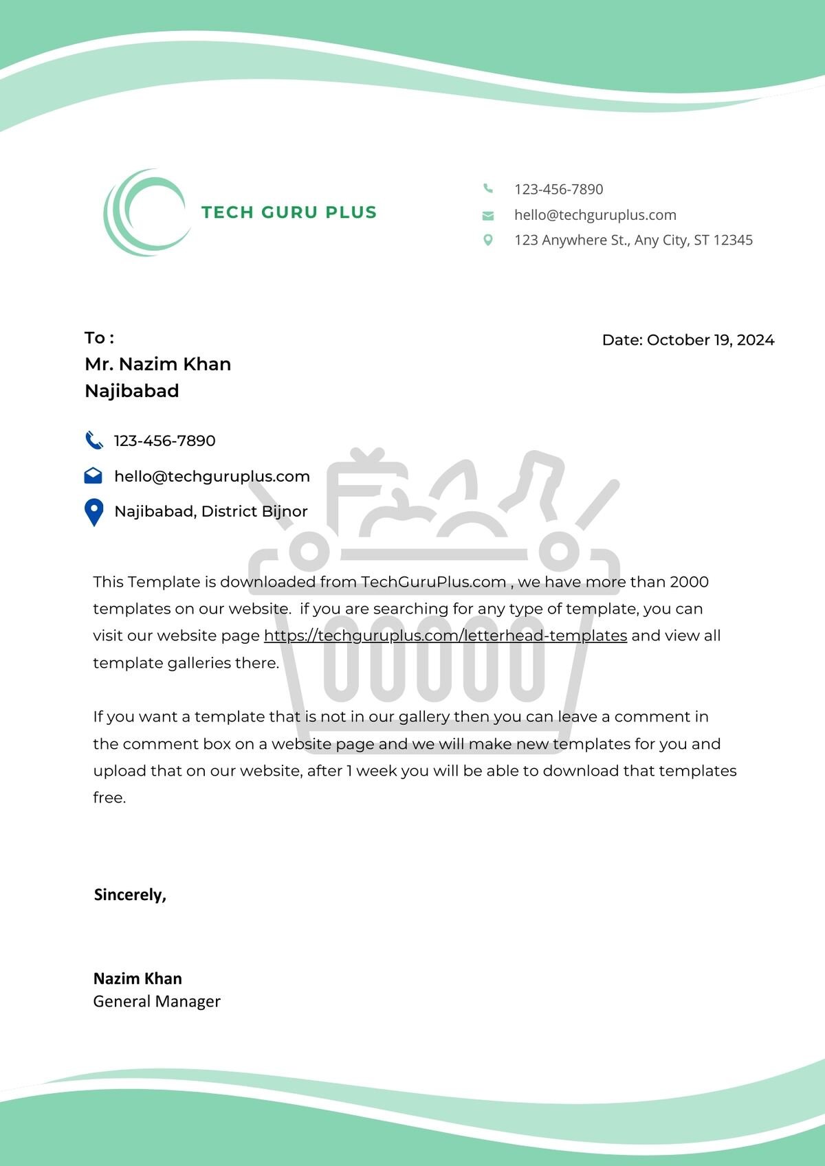 Grocery Shopletterhead Editable Resume Template Download in docx15-1