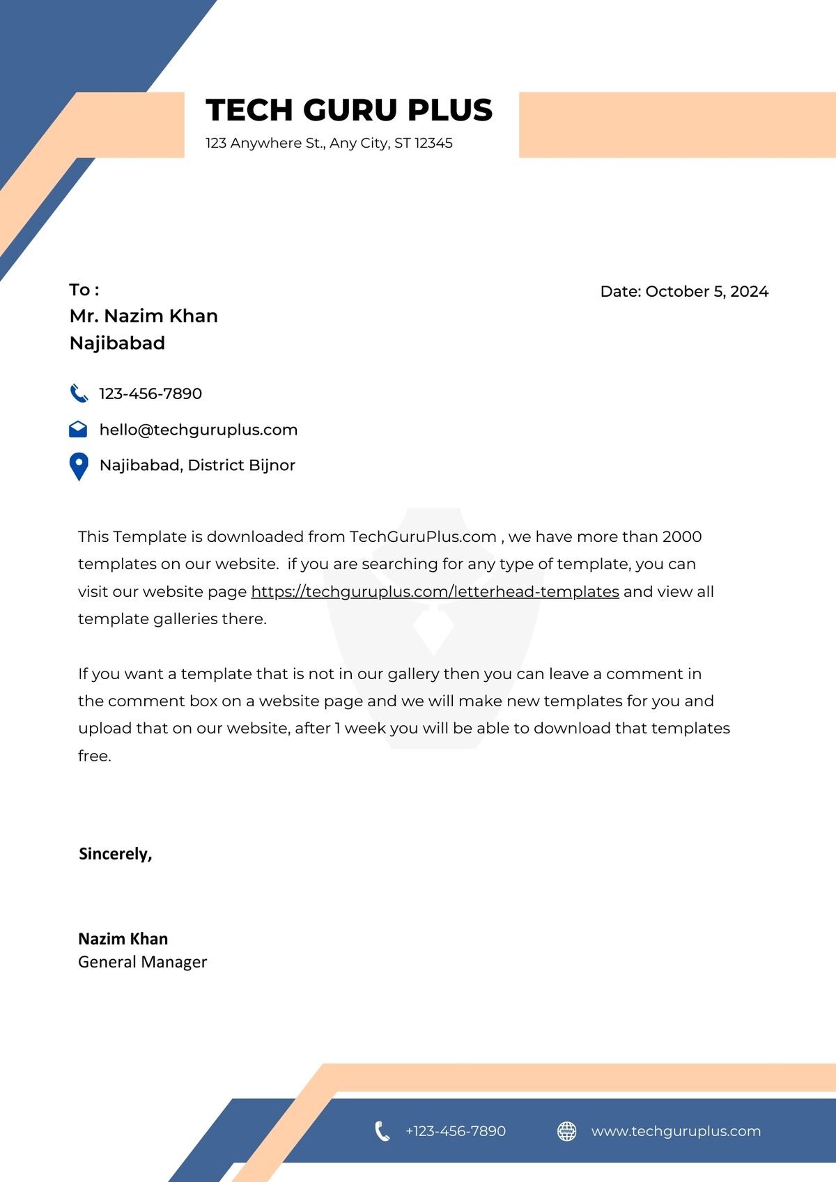 Jewellery Letterhead Template-14