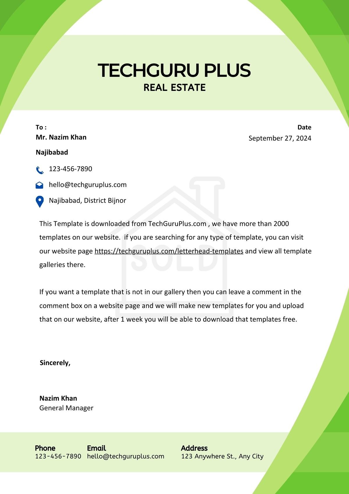 Real Estate Editable Resume Template Download in docx-10