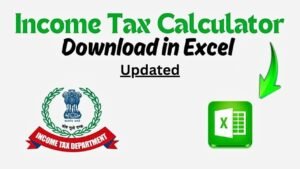 Income tax calculator in excel Latest download