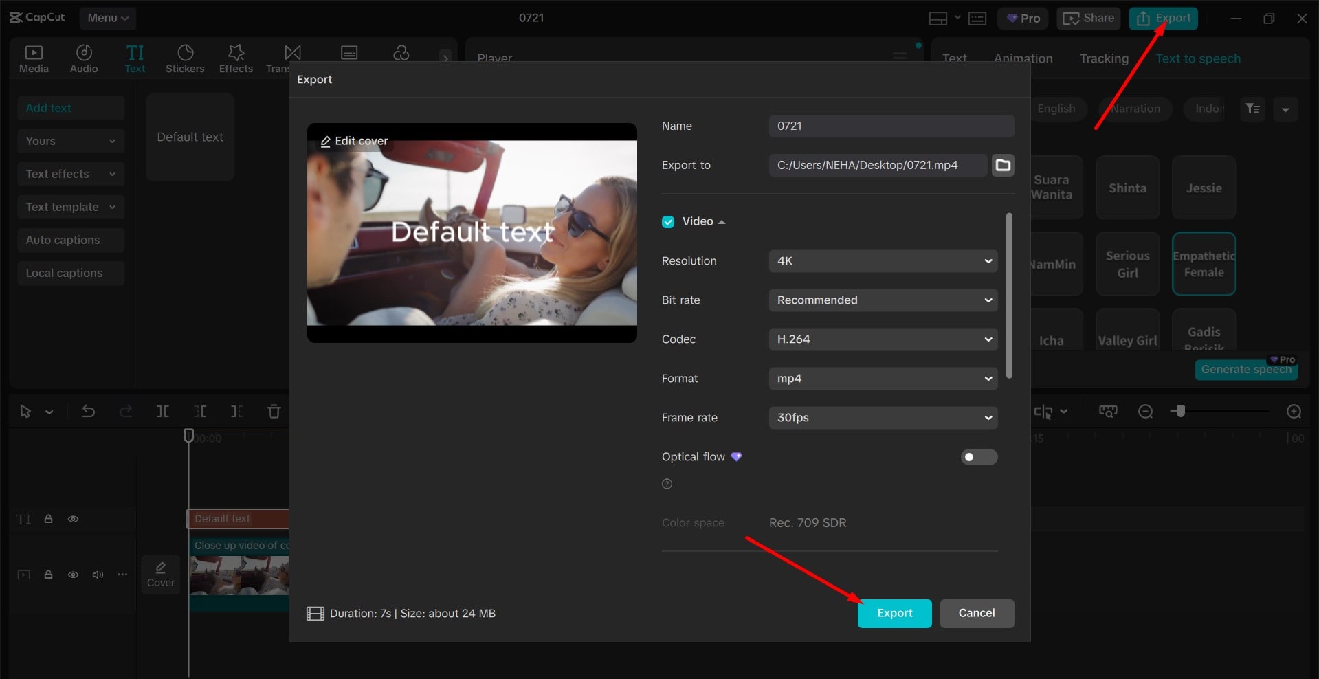 Capcut AI Upscaler