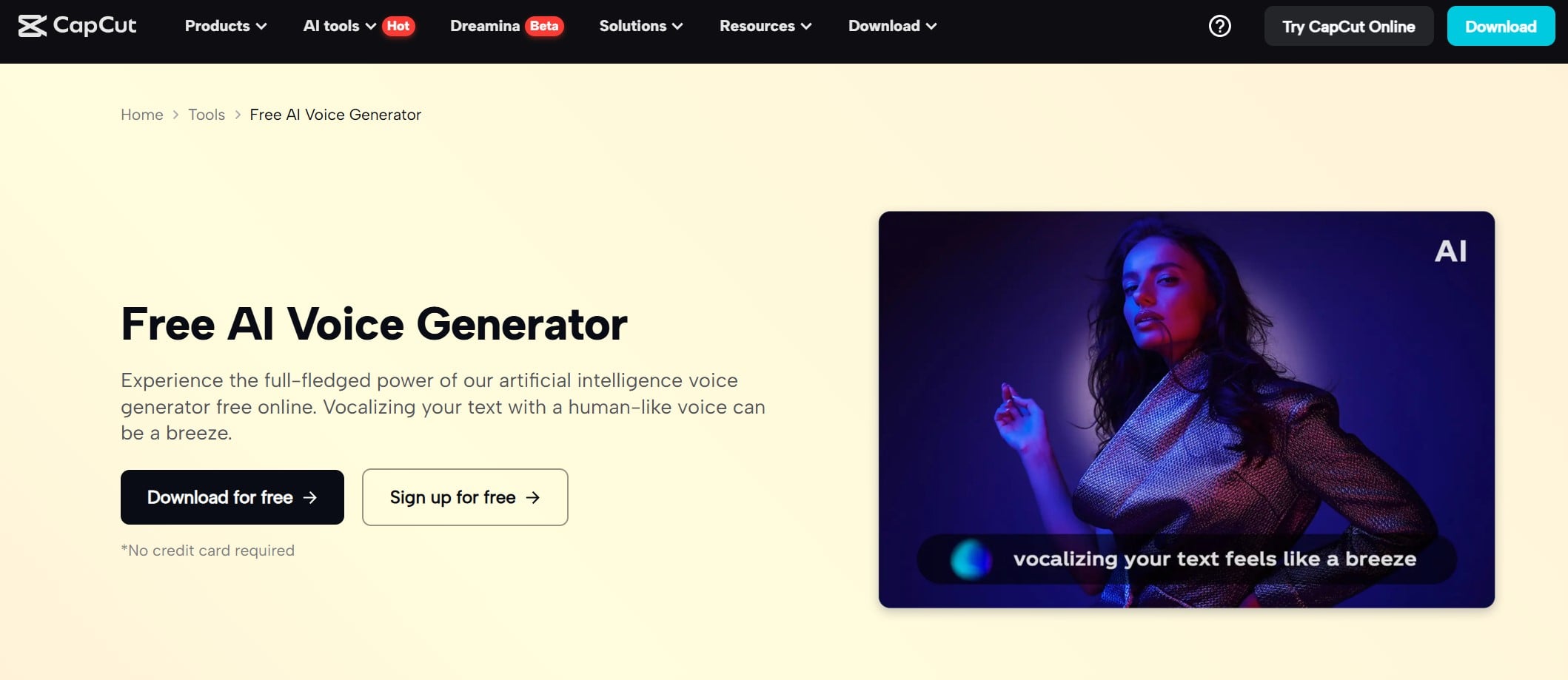 Capcut AI Voice Generator