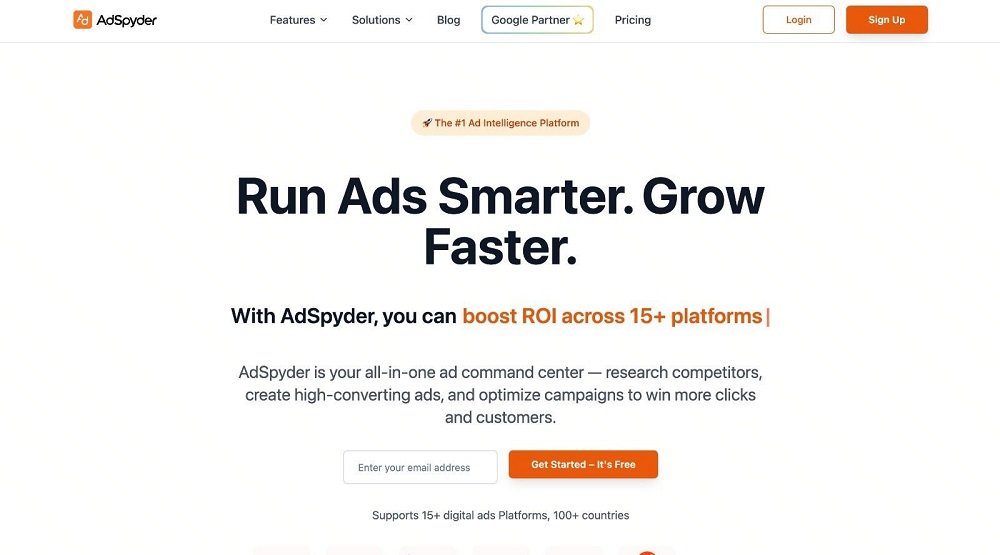 Run Ads Smarter by Adspyder