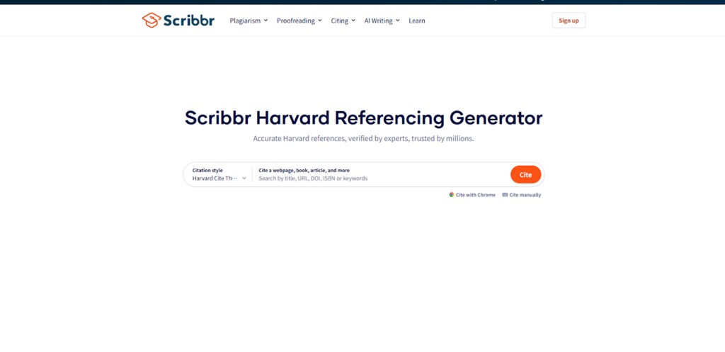 Scribbr Harvard Citation Generator