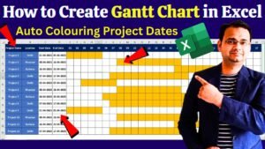 Easiest Way to Make a Gantt Chart in Excel (Step by Step Video Tutorial)
