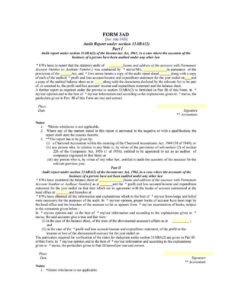 Income Tax Form No. 3AD Download Audit Report under section 33ABA(2)