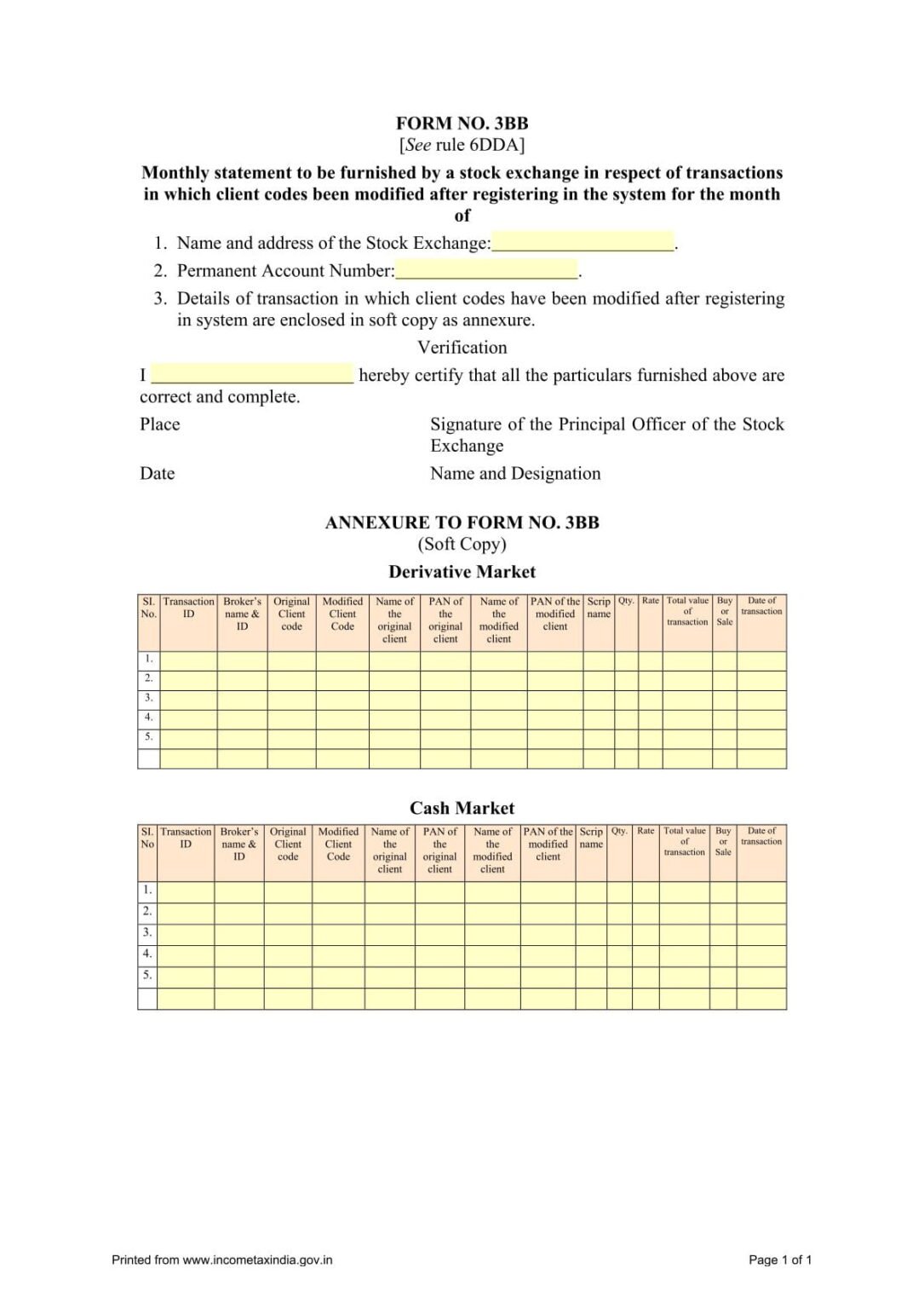 Income Tax Form No. 10AD Download Order for registration or approval or ...
