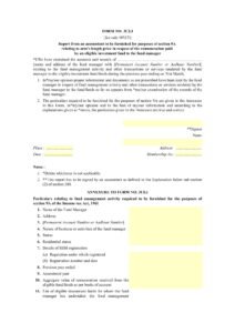 Income Tax Form No. 3CEJ Download Report from an accountant to be furnished for purposes