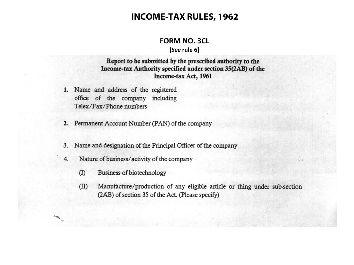 Income Tax Form No. 3CL Download Report to be submitted by the prescribed