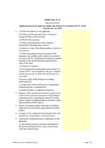 Income Tax Form No. 3CO Download Application form for approval under sub-section (1)