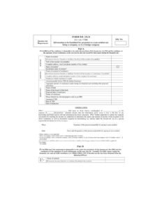 Income Tax Form No.15CA Download Information to be furnished for payments to a non-resident