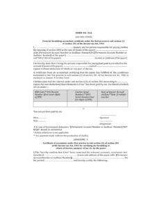 Income Tax Form No.26A Download Form for furnishing accountant certificate