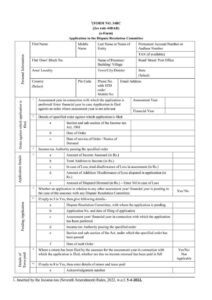 Income Tax Form No.34BC Download Application to the Dispute Resolution Committee