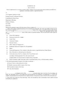 Income Tax Form No.34F Download Form of application for an assessee, resident in India,