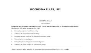 Income Tax Form No.:3CEAB Download Intimation by a designated constituent