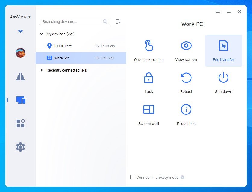 Anyviewer File Transfer App