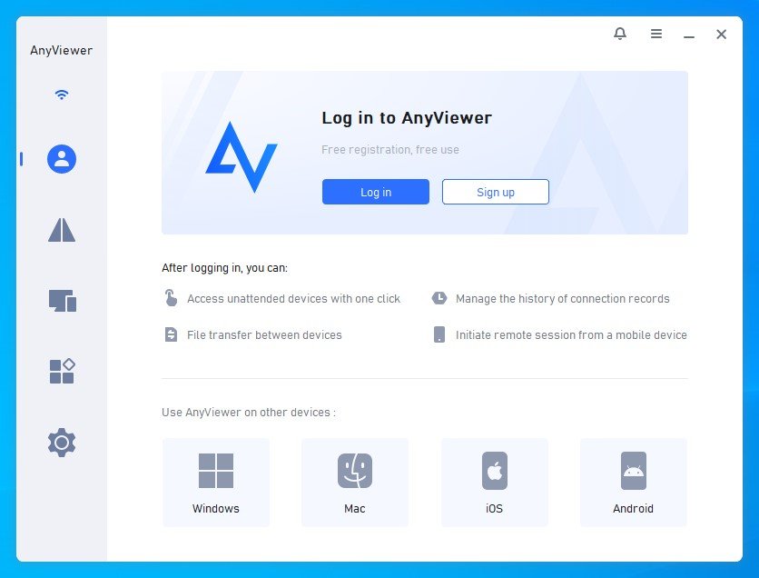 Anyviewer File Transfer