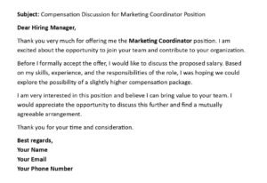 Salary Negotiation Email Template (USA Format + 5 Effective Samples)