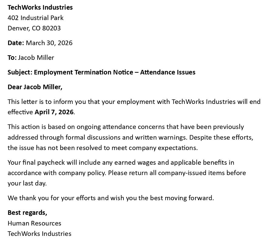 Employment Offer – Administrative Assistant