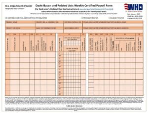 Form WH-347 Payroll Form PDF Download – Federal Contractor Payroll