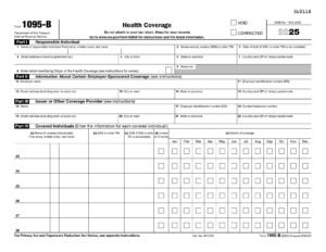 IRS Form 1095-B PDF Download – Health Coverage Form