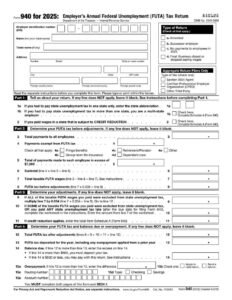 IRS Form 940 PDF Download – Federal Unemployment Tax Return