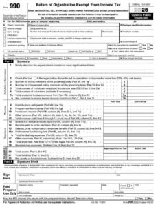 IRS Form 990 PDF Download – Nonprofit Tax Return