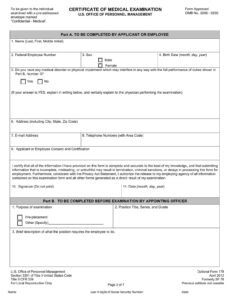 OF-178 PDF Download – Federal Employment Application