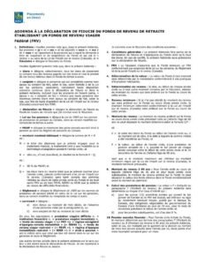 RBC Bank Form - Federal Addendum (French Version) PDF Download