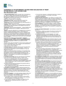 RBC Bank Form - LIF - New Brunswick Addendum PDF Download