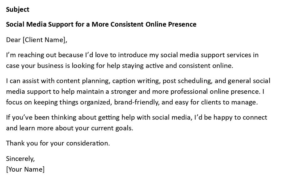 Social Media Support for a More Consistent Online Presence