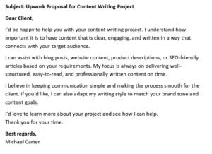 Upwork Proposal Template (High-Converting + 5 Samples)