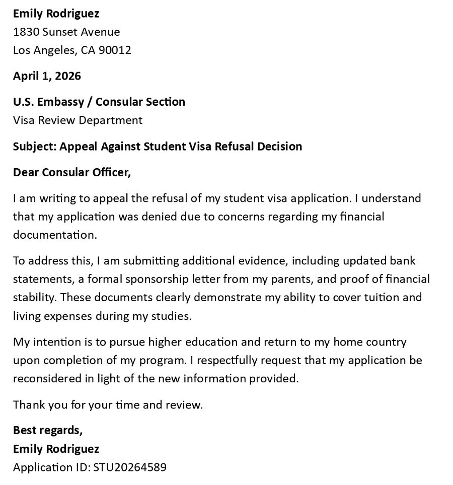 Appeal Against Student Visa Refusal Decision