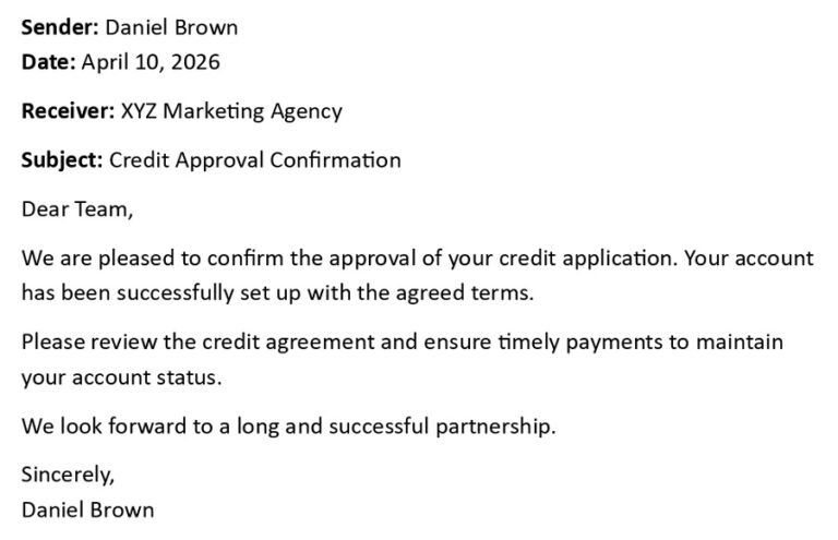 Credit Approval Letter (USA Format + 5 Templates)