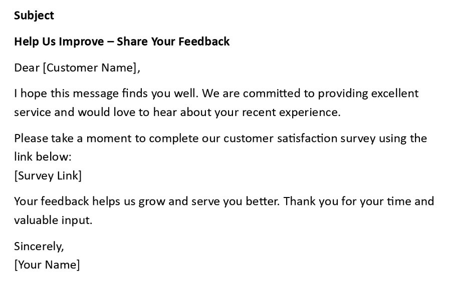 Help Us Improve – Share Your Feedback