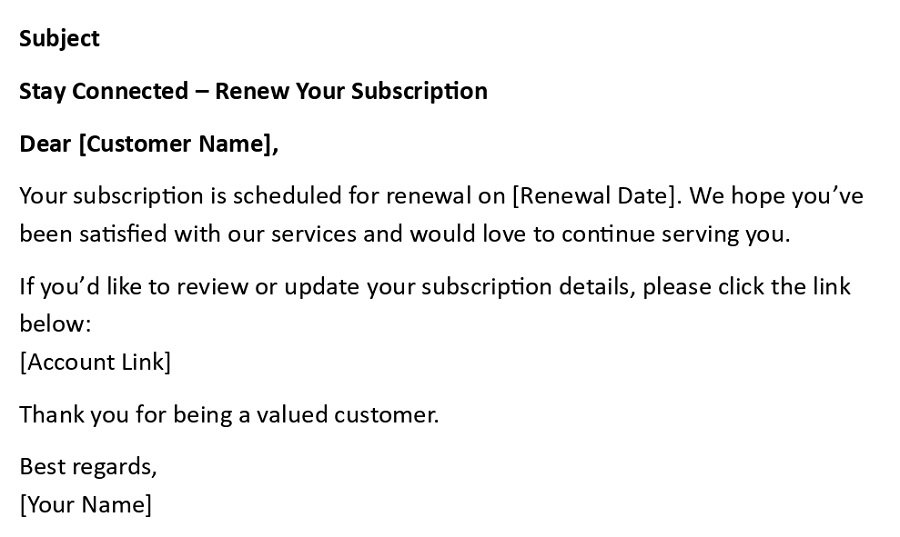 Stay Connected – Renew Your Subscription