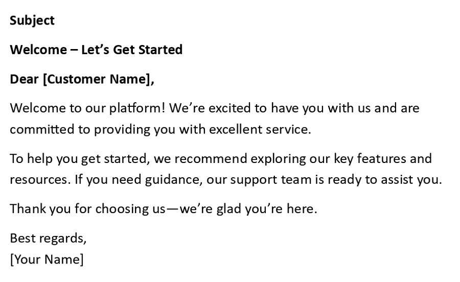 Welcomea – Let’s Get Started